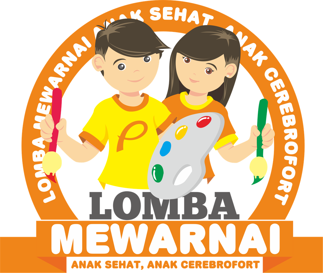 Maskot Lomba Mewarnai Anak Cerdas, Anak Cerebrofort 2016