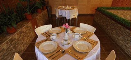 Cafe dining area